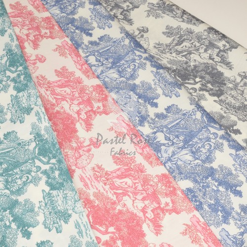 Toile jouy francese vintage - de,