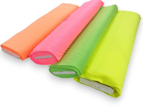 Tessuto jersey cotone - cotone, neon